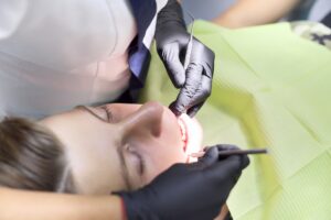 close up dental treatment procedure in dental offi 2022 03 16 22 38 33 utc