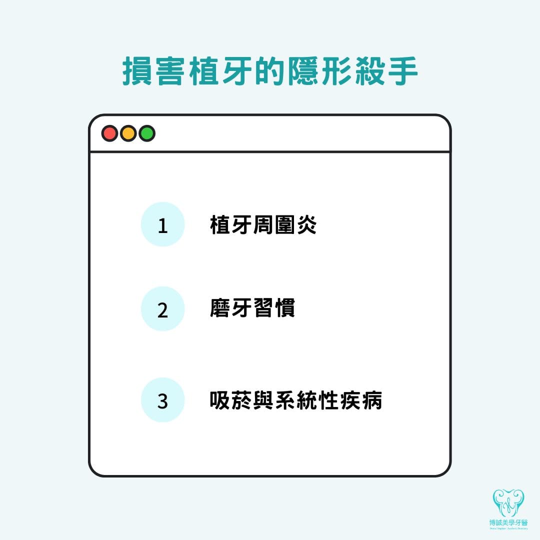 損害植牙的隱形殺手